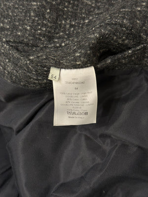 2010s Dior double breasted tweed wool coat