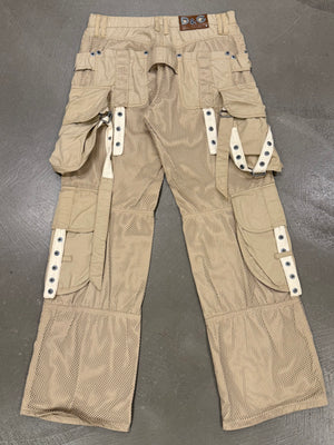 S/S2004 Dolce & Gabbana mesh bondage cargo pants