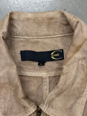 2001 Cavalli faded zipper light jacket