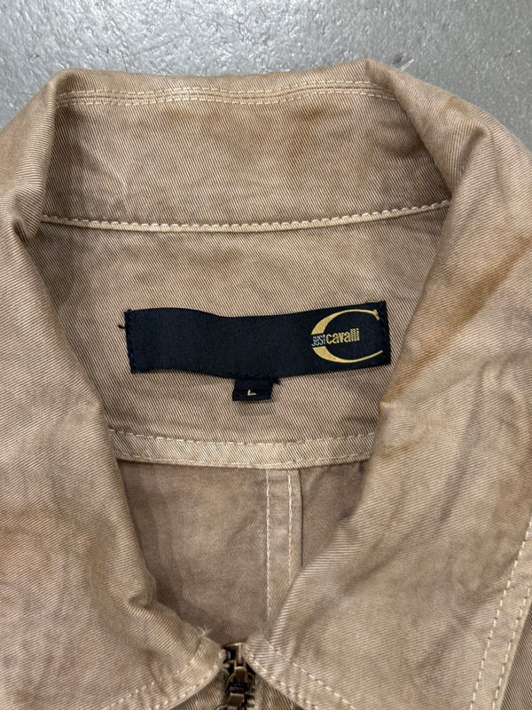 2001 Cavalli faded zipper light jacket