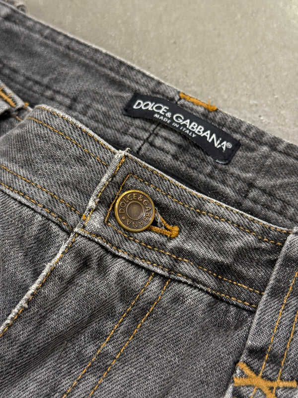 A/W2003 Dolce & Gabbana runway biker bondage pants