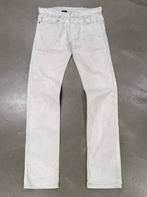 2010s Dior stained slim jeans