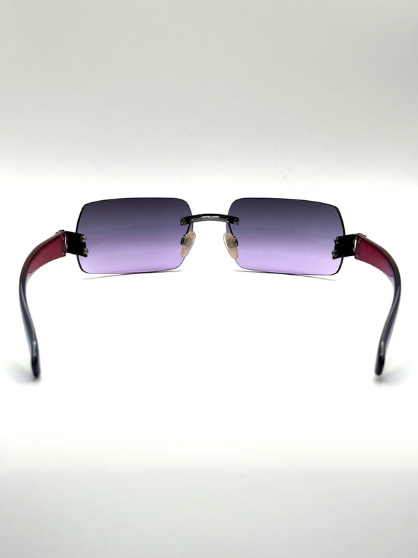 2000s Chanel multi-color sunglasses