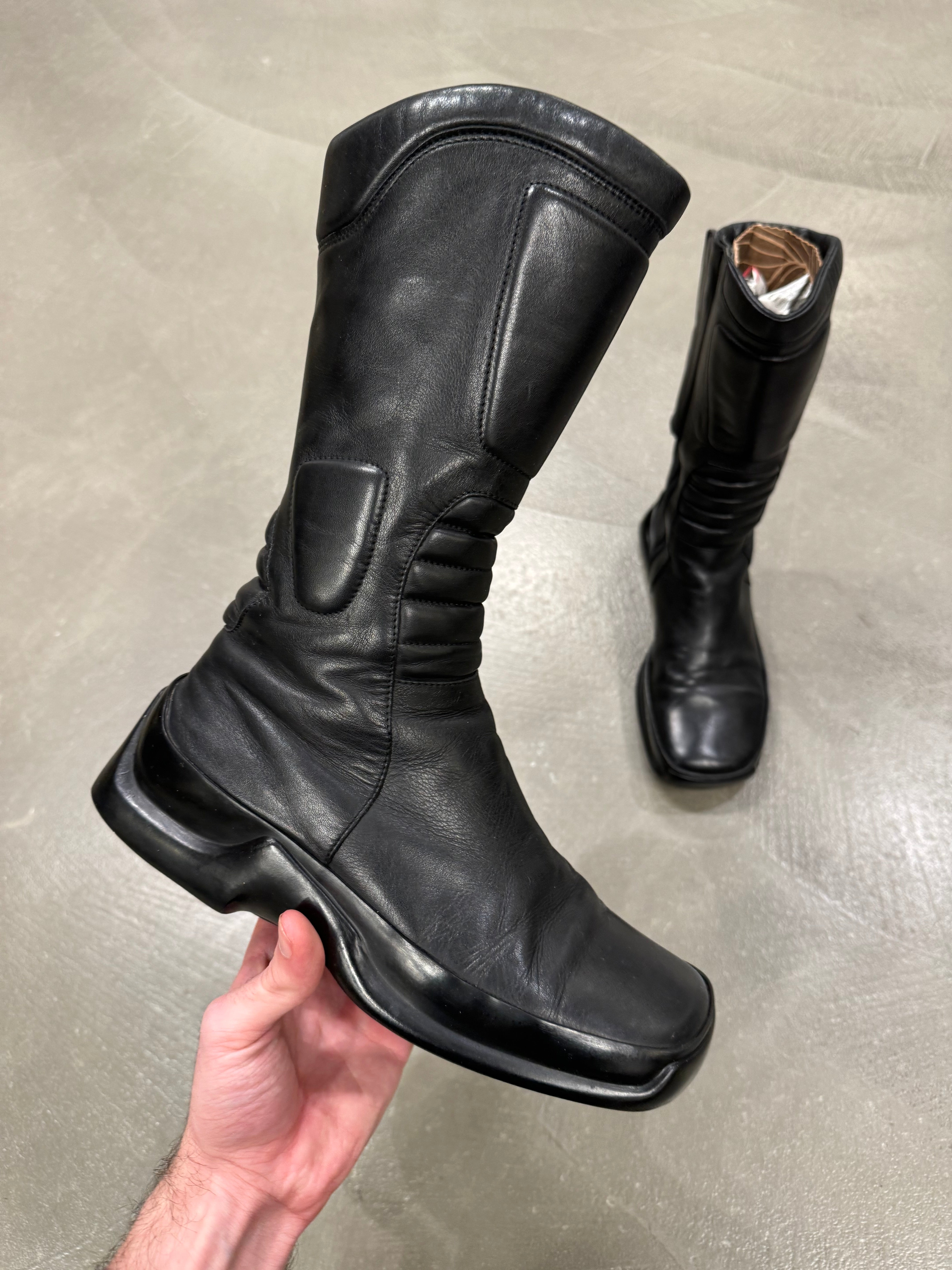 PRADA 1999 SPORT LEATHER BOOTS – THE NEW STUDIO
