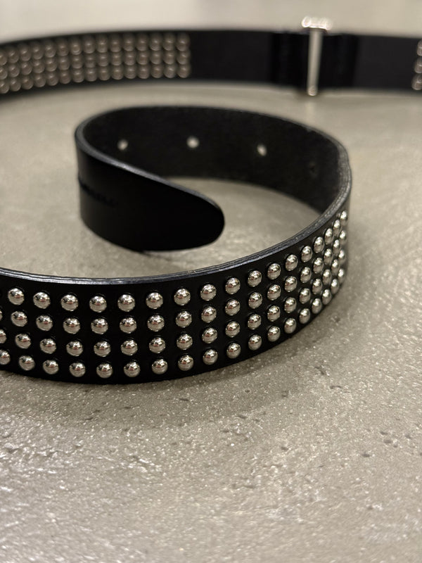 2000s Dsquared2 studded leather belt