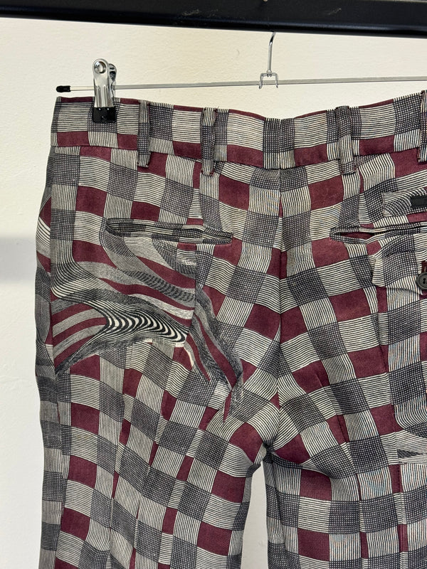 S/S2008 Prada “fairy collection” printed flared pants
