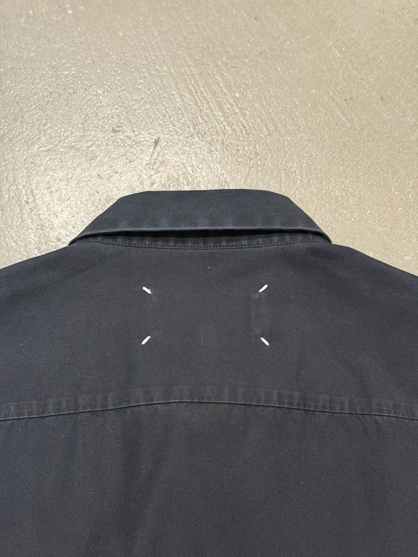2016 Maison Margiela studded foldover shirt