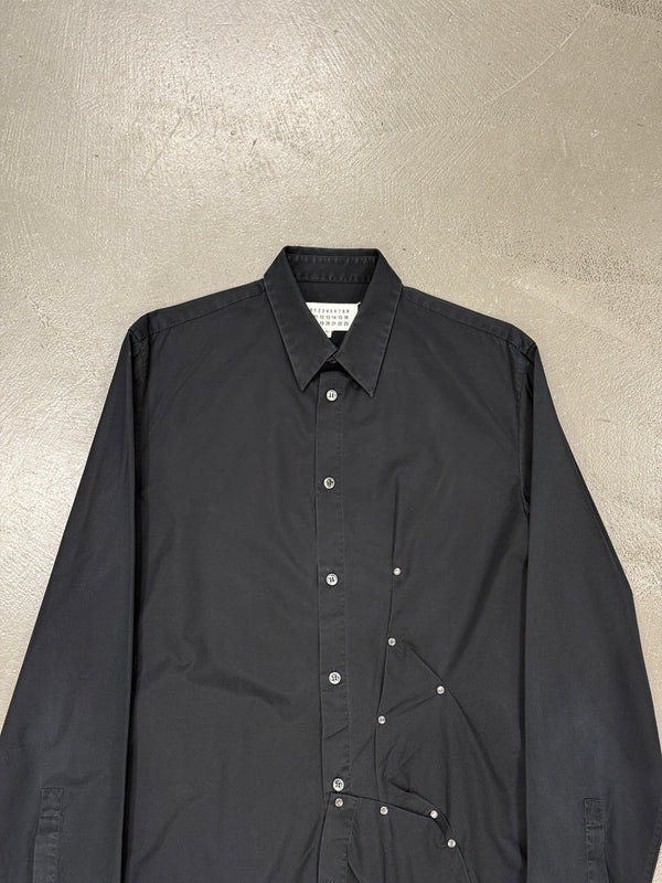 2016 Maison Margiela studded foldover shirt