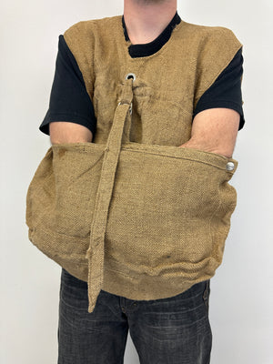 1990s Armani Jeans jute military vest