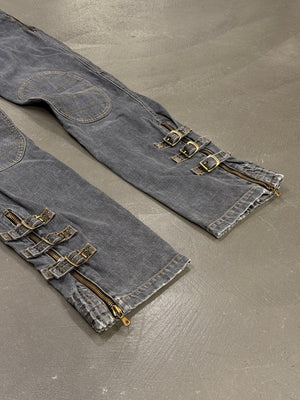 A/W2003 Dolce & Gabbana runway biker bondage pants