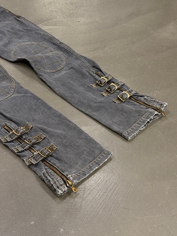 A/W2003 Dolce & Gabbana runway biker bondage pants