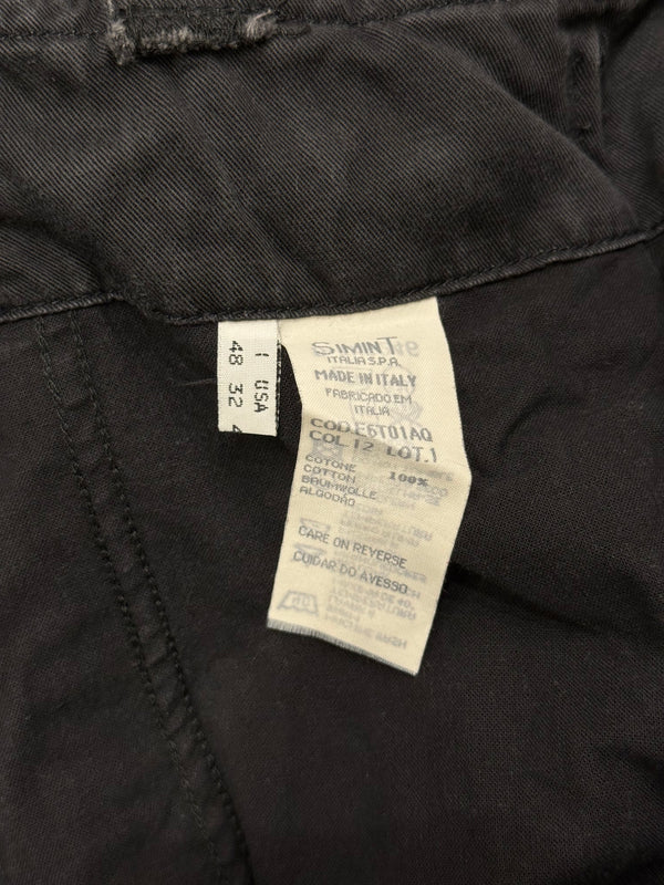 1990s Armani suspenders braces zipper pants