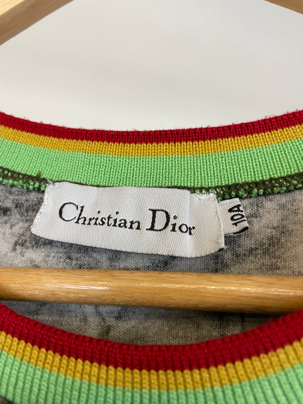 AW2003 Dior by John Galliano love Rasta mania tank top