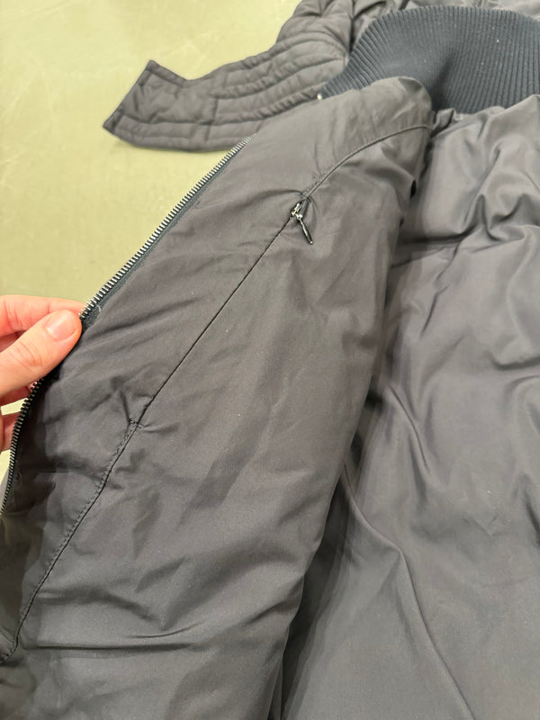 2005 Helmut Lang bondage belted puffer jacket