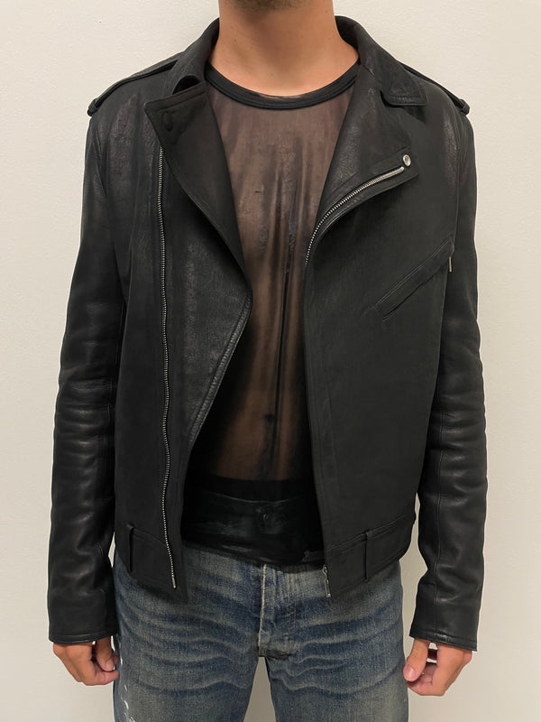 1990s Helmut Lang transparent sheer nylon tank