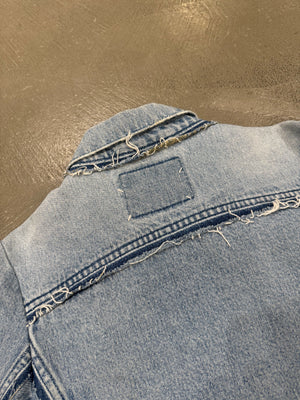 2000s Maison Margiela artisanal deconstructed denim jacket