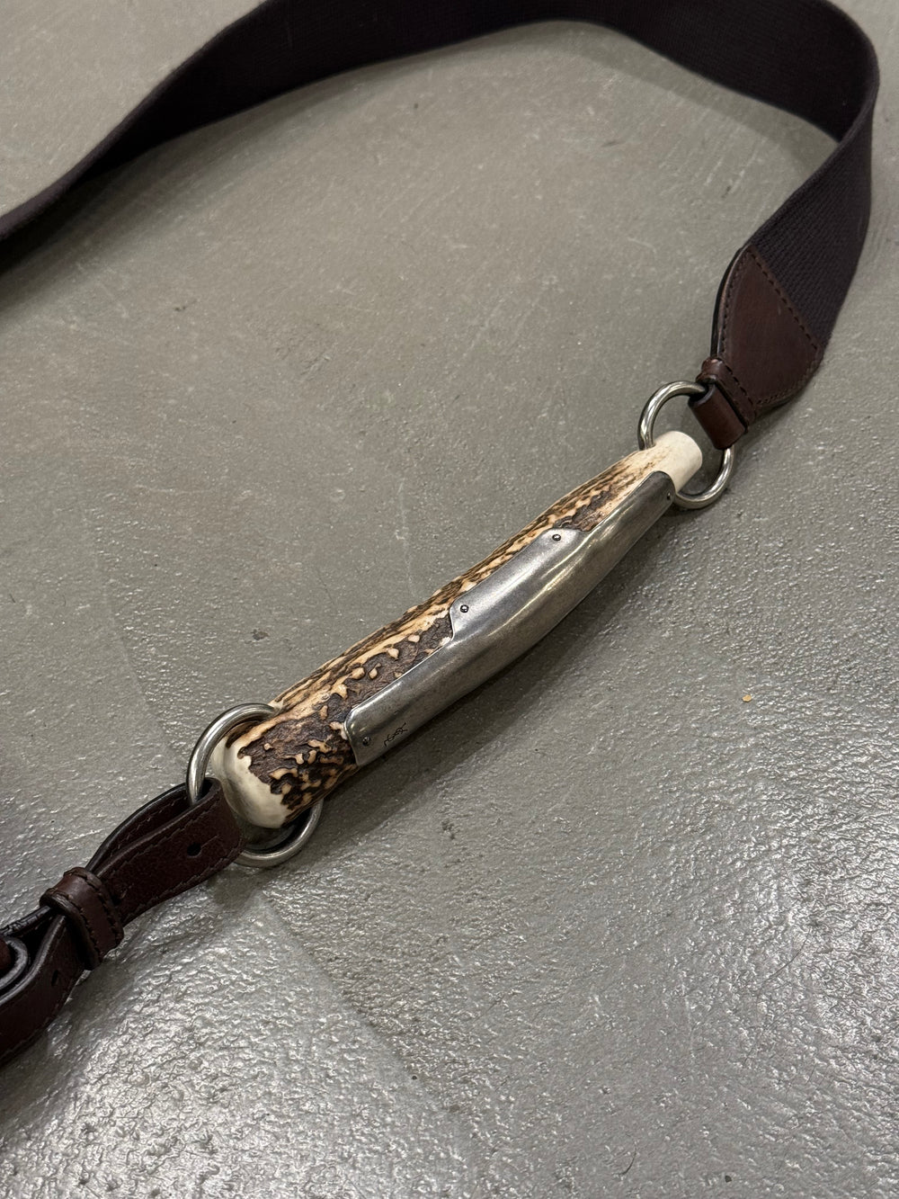 2000s Yves Saint Laurent Mombasa horn shoulder bag