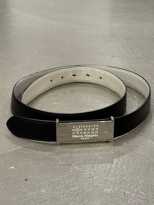 2020s Maison Margiela logo leather belt