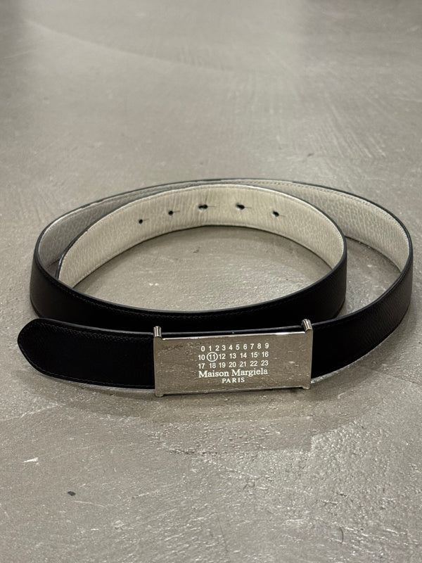 2020s Maison Margiela logo leather belt