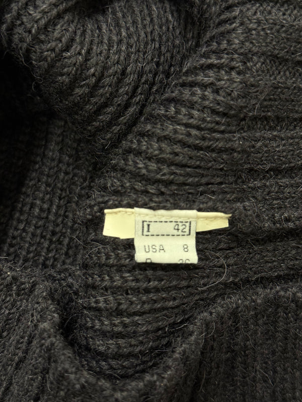 2000s Roberto Cavalli real fur inserts wool top