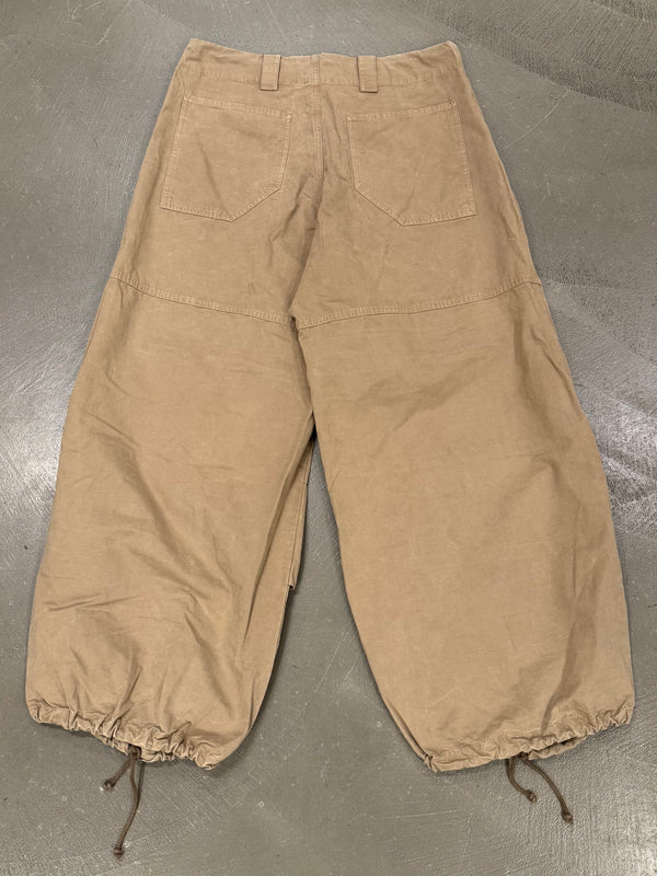 1990s Armani oversized parachute pants