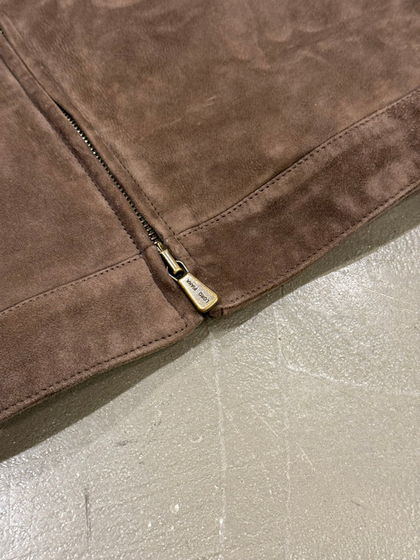 2020s Loro Piana kidskin leather bomber jacket