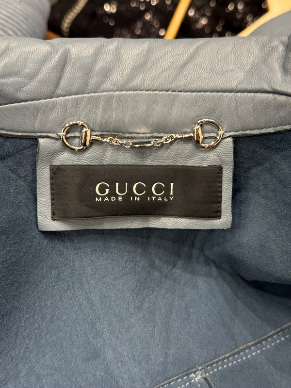 A/W2014 Gucci biker leather jacket