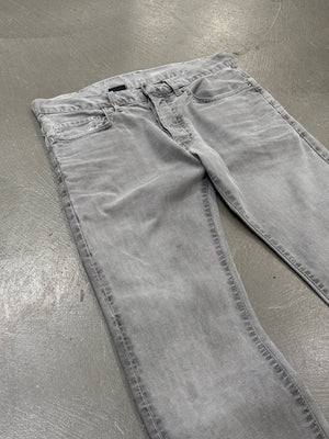 2000s Dior by Hedi Slimane slim grey jeans