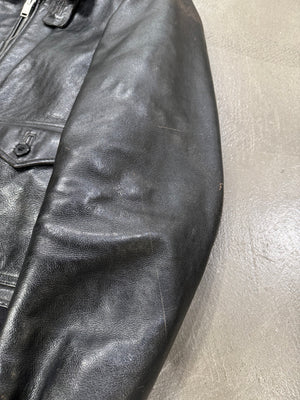 A/W2013 Saint Laurent by Hedi Slimane aviator shearling leather bomber jacket