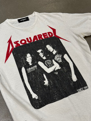 2000s Dsquared2 "metallica" t-shirt