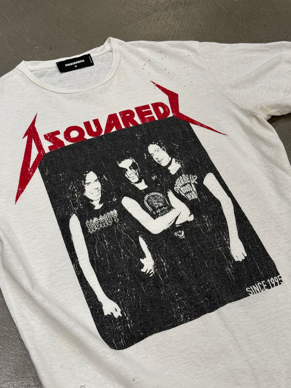 2000s Dsquared2 "metallica" t-shirt