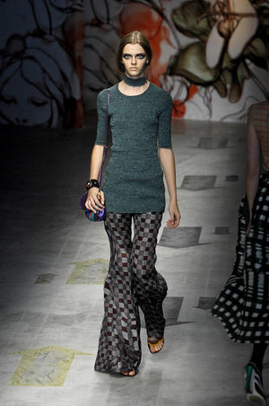 S/S2008 Prada “fairy collection” printed flared pants