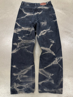 A/W 2022 Dries Van Noten acid electric pants