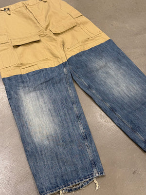 2023 Balenciaga hybrid baggy cargo jeans