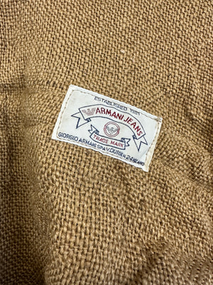 1990s Armani Jeans jute military vest
