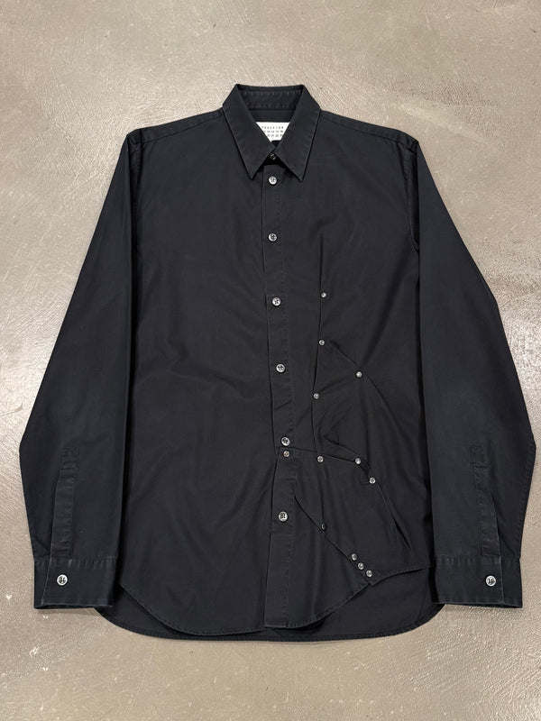 2016 Maison Margiela studded foldover shirt