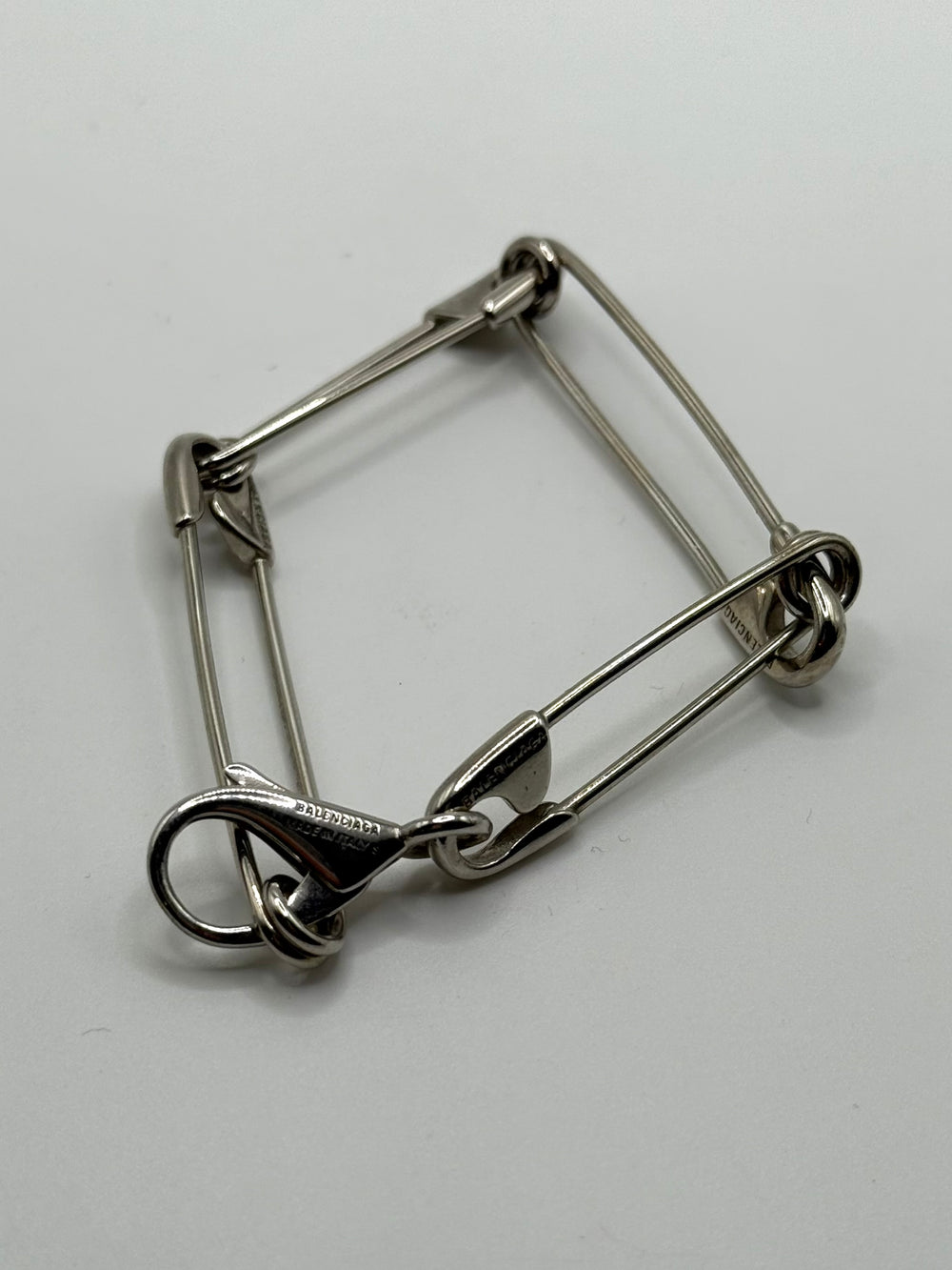 2020s Balenciaga by Demna safety pin bracelet