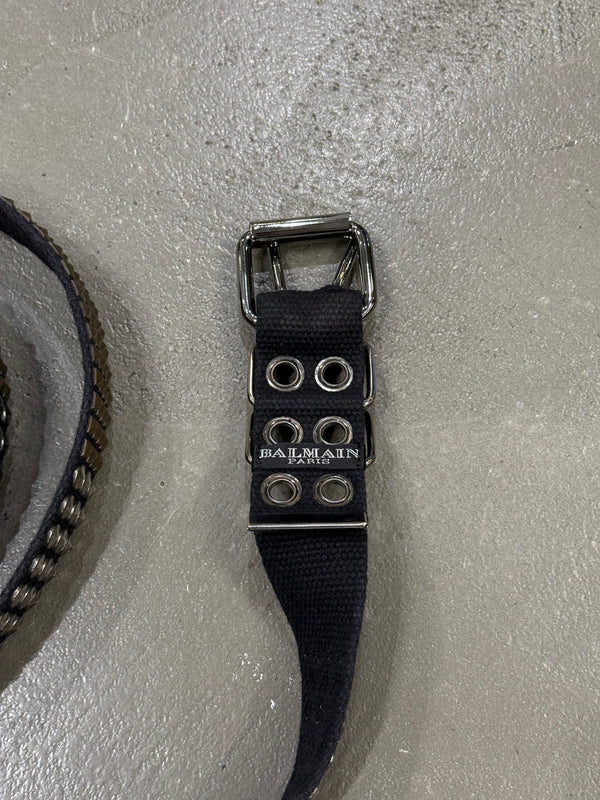 S/S2010 Balmain studded double belt