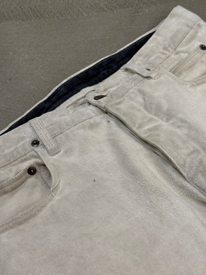 2000s Rick Owens heavy moleskin jeans