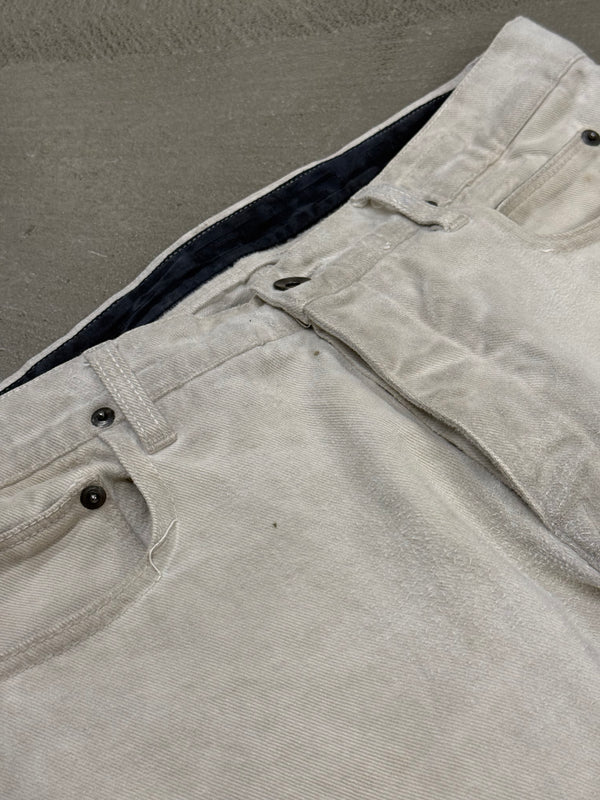 2000s Rick Owens heavy moleskin jeans
