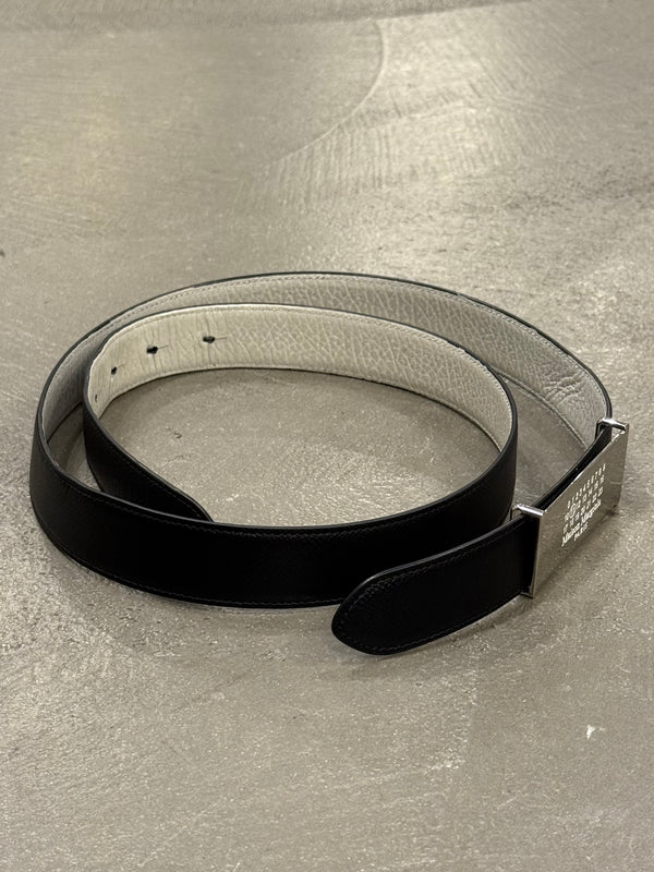 2020s Maison Margiela logo leather belt