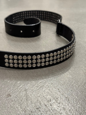 2000s Dsquared2 studded leather belt