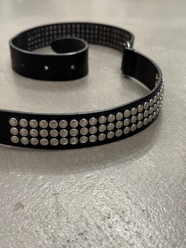 2000s Dsquared2 studded leather belt