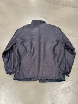 1980s Marithe Francois Girbaud “Compagnie des montagnes & des forets” leather jacket