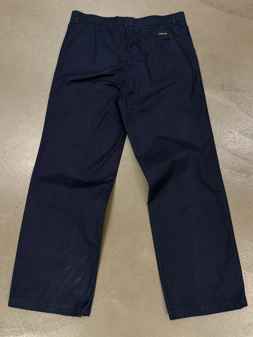 2018 Balenciaga wide work trousers