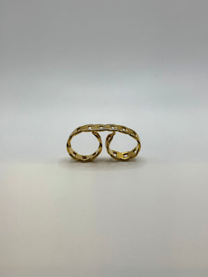 2010s Maison Margiela double ring
