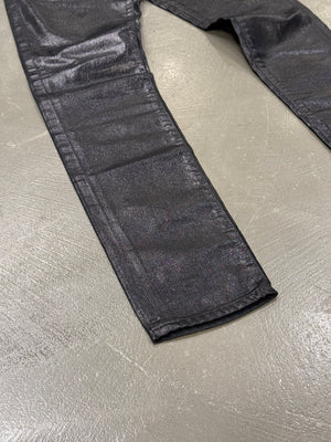 2020 Saint Laurent waxed skinny jeans