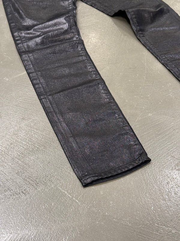 2020 Saint Laurent waxed skinny jeans