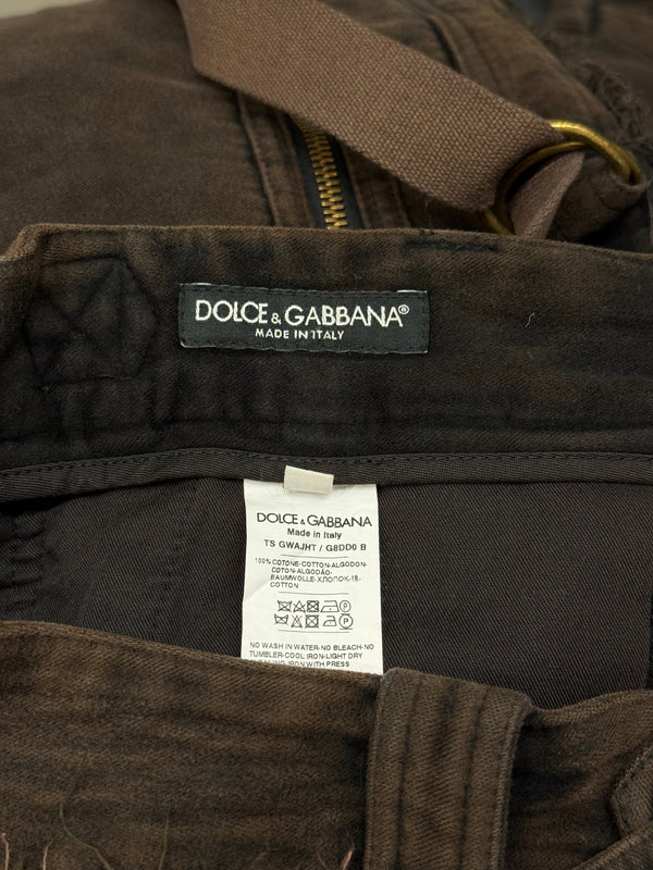 A/W2023 Dolce & Gabbana bondage paracadute cargo pants