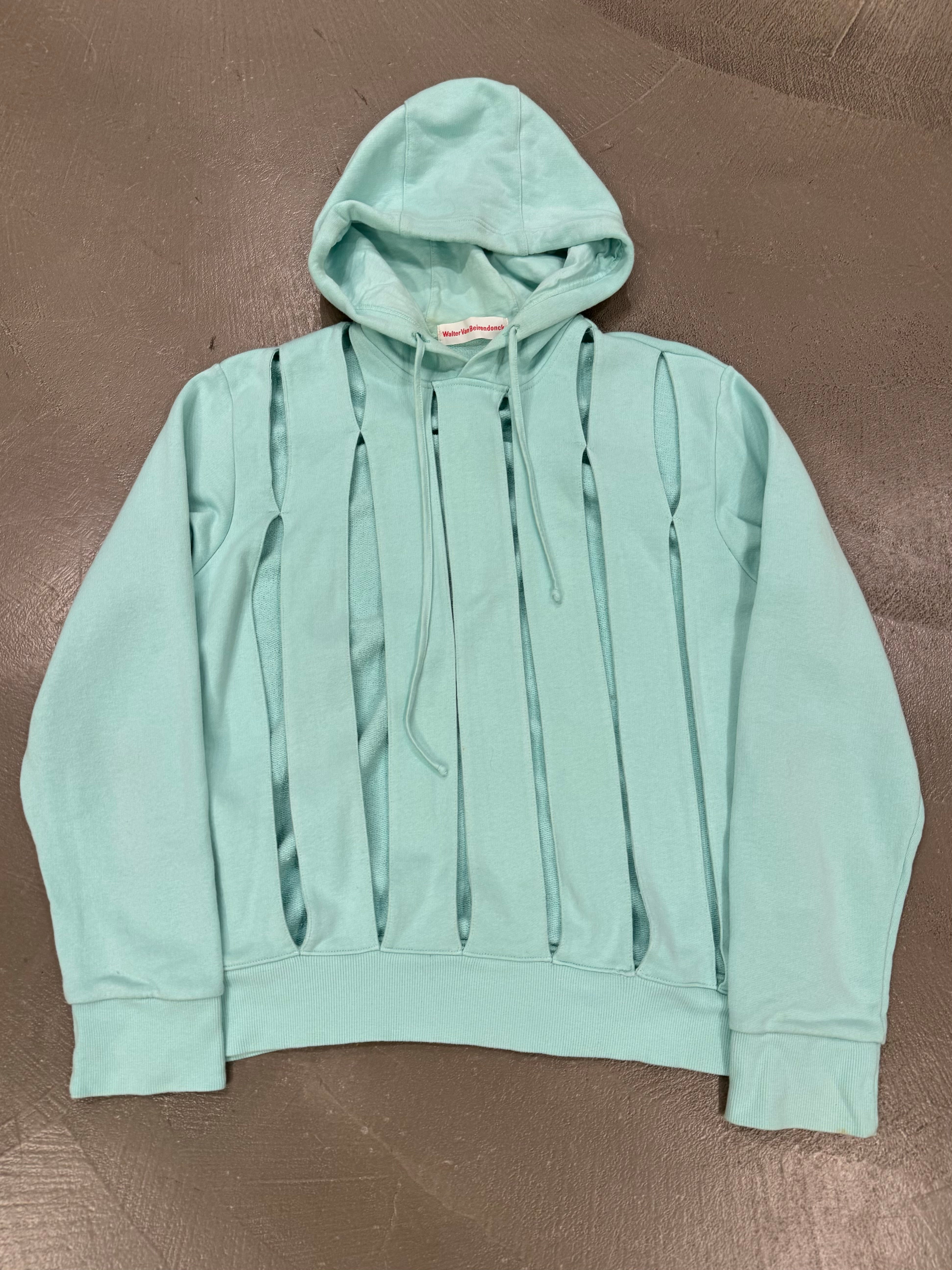 希少 90s 00s Walter Van Beirendonck パーカー 2000s Walter Van Beirendonck slashed cut hoodie